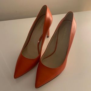Red Pointy Toe Pumps from Nine West: Used like New